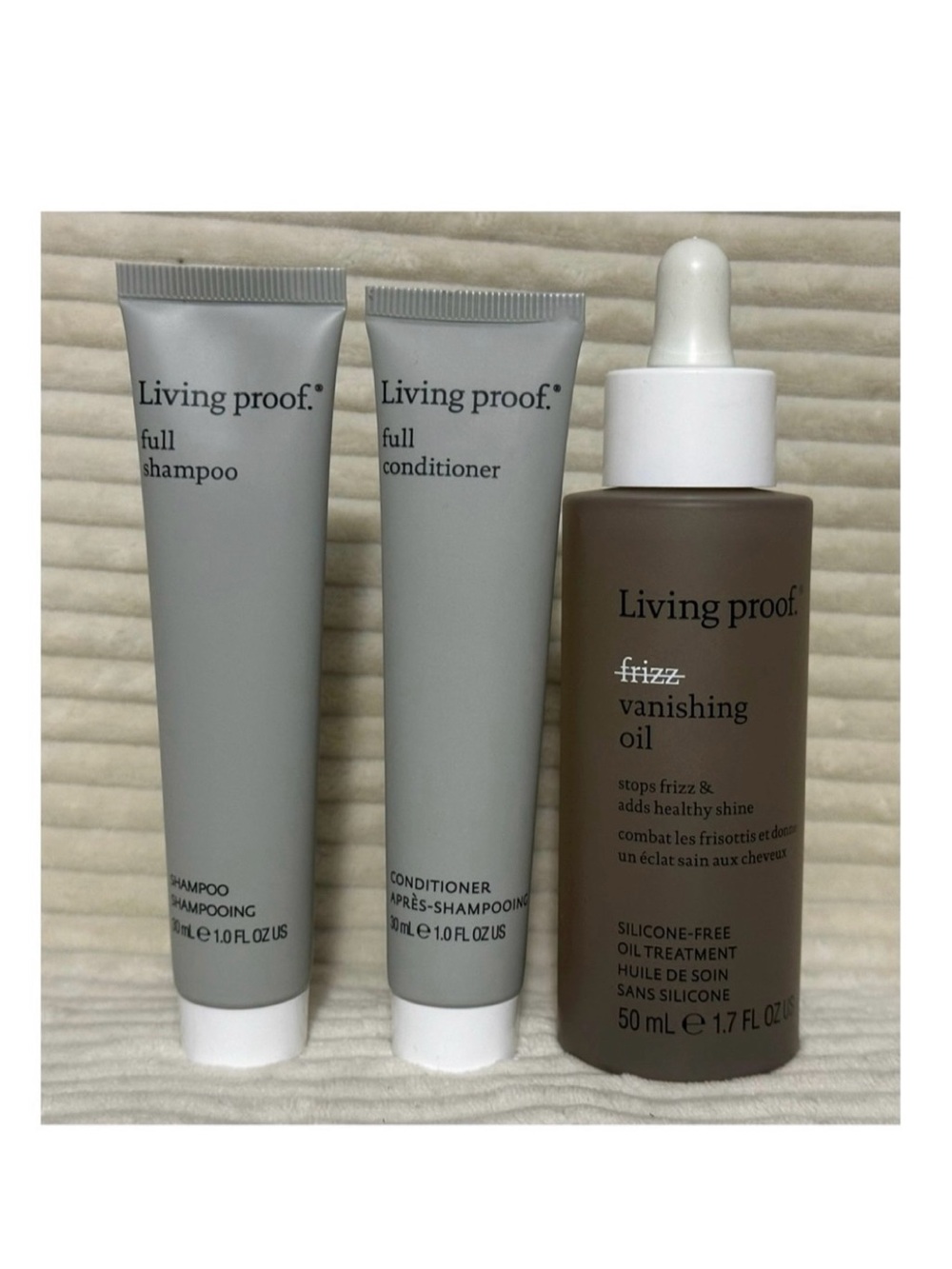Living Proof GWP Haircare Bundle with Trail-Sized Shampoo & Conditioner